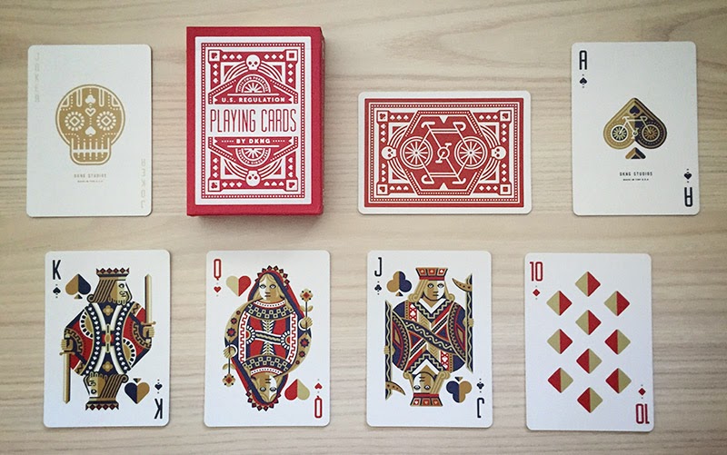 tyv død Kriminel Deck View: Red Wheel Playing Cards