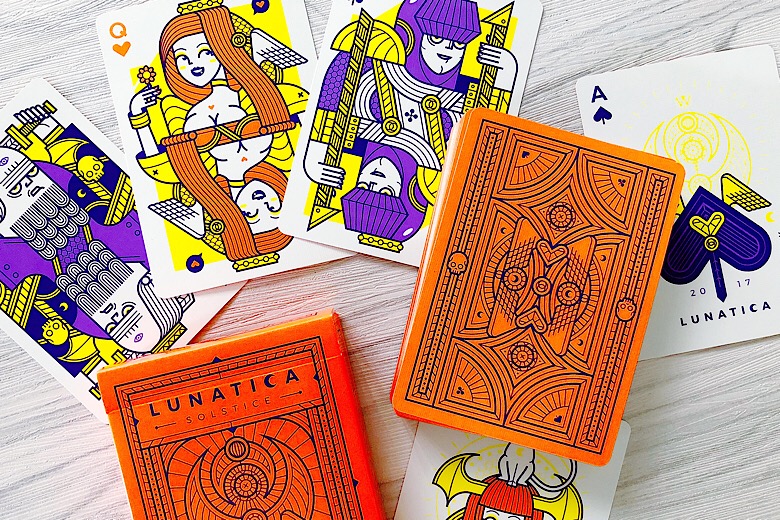 Lunatica Playing Cards 4 Deck Set RARE Limited Edition Chimera Phoenix 