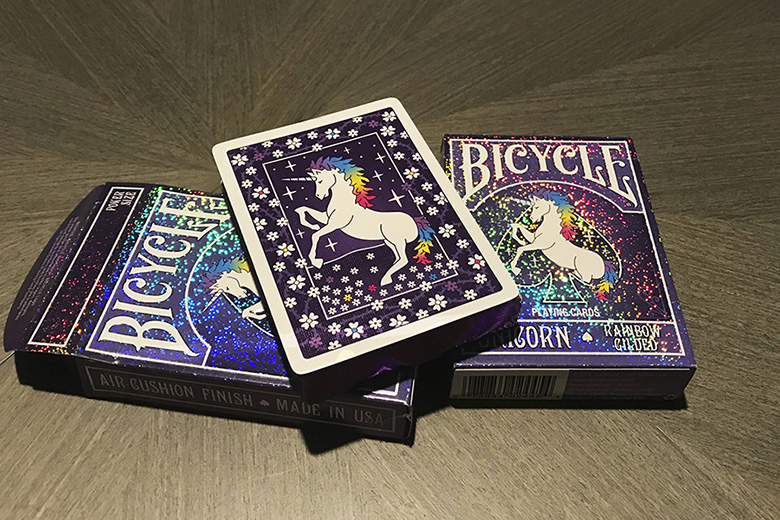 News: Bicycle Rainbow Gilded Unicorn Playing Cards