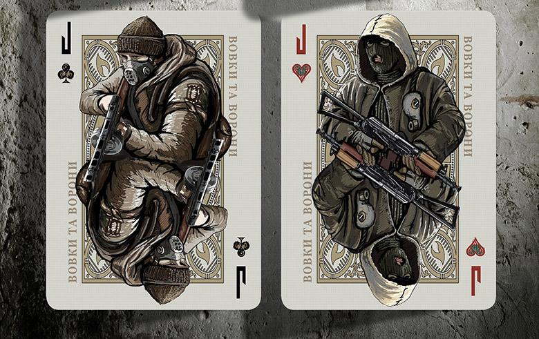 Wolves of Chernobyl Playing Cards by Misery Dev themed from S.T.A.L.K.E.R. 