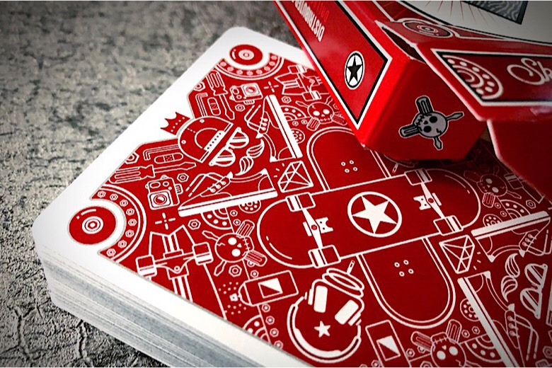 Skateboard V2MarkedPlaying Cards by Riffle ShuffleCollectable 