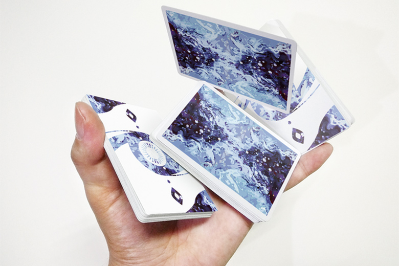 First Look at TCC's Fluid Art Playing Cards