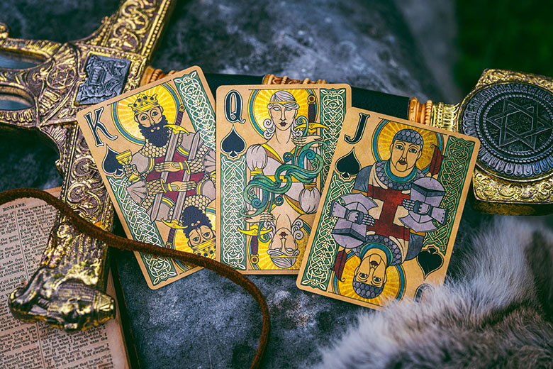 Arthurian Holy Grail Playing Cards by Jackson Robinson 